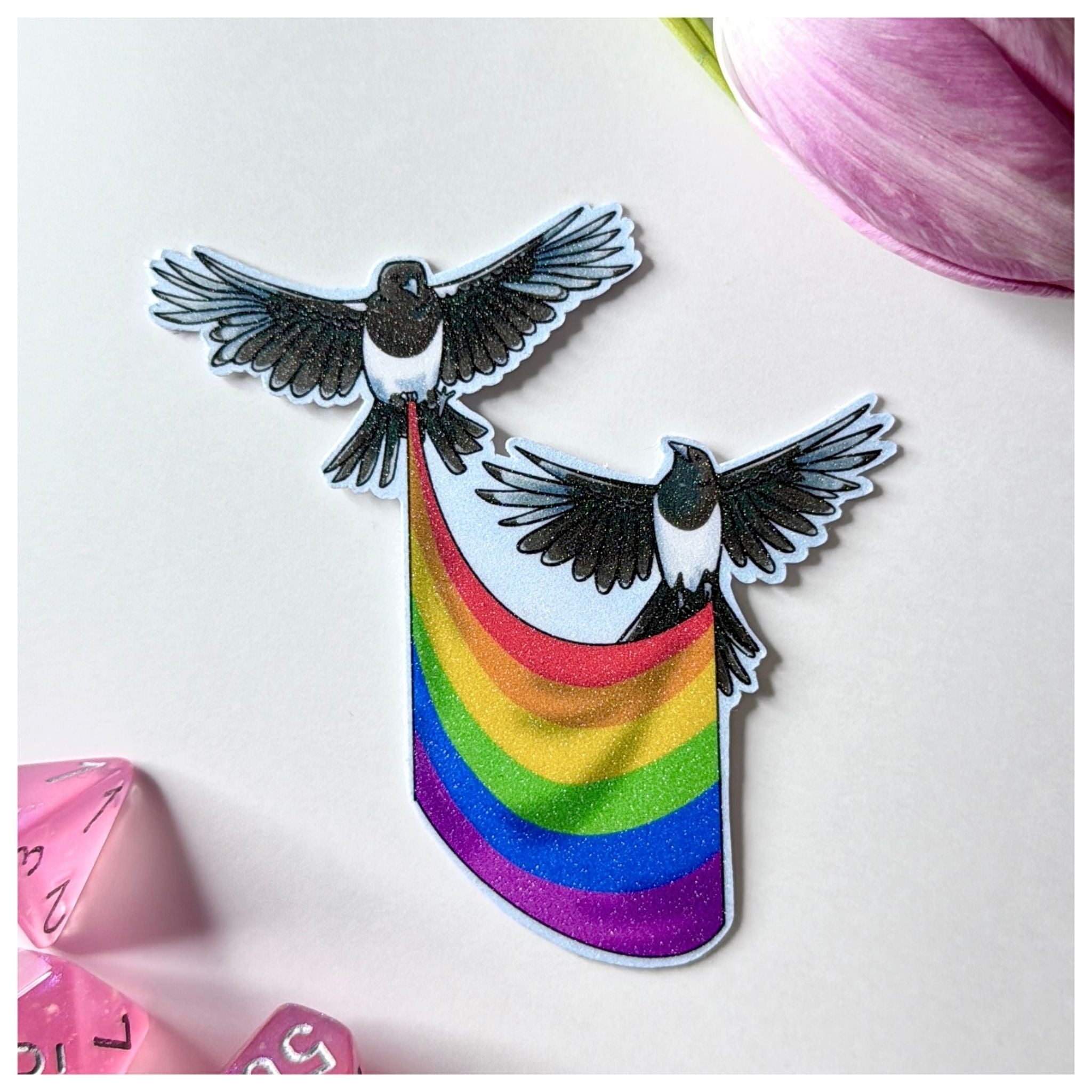 Prideharakat -glittertarra