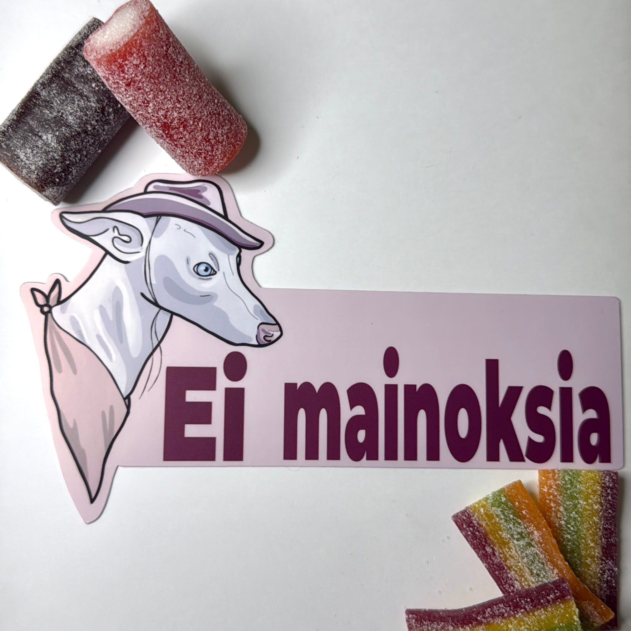 Ei mainoksia -ovitarra koira, iso