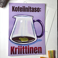 Kofeiinitaso -postikortti