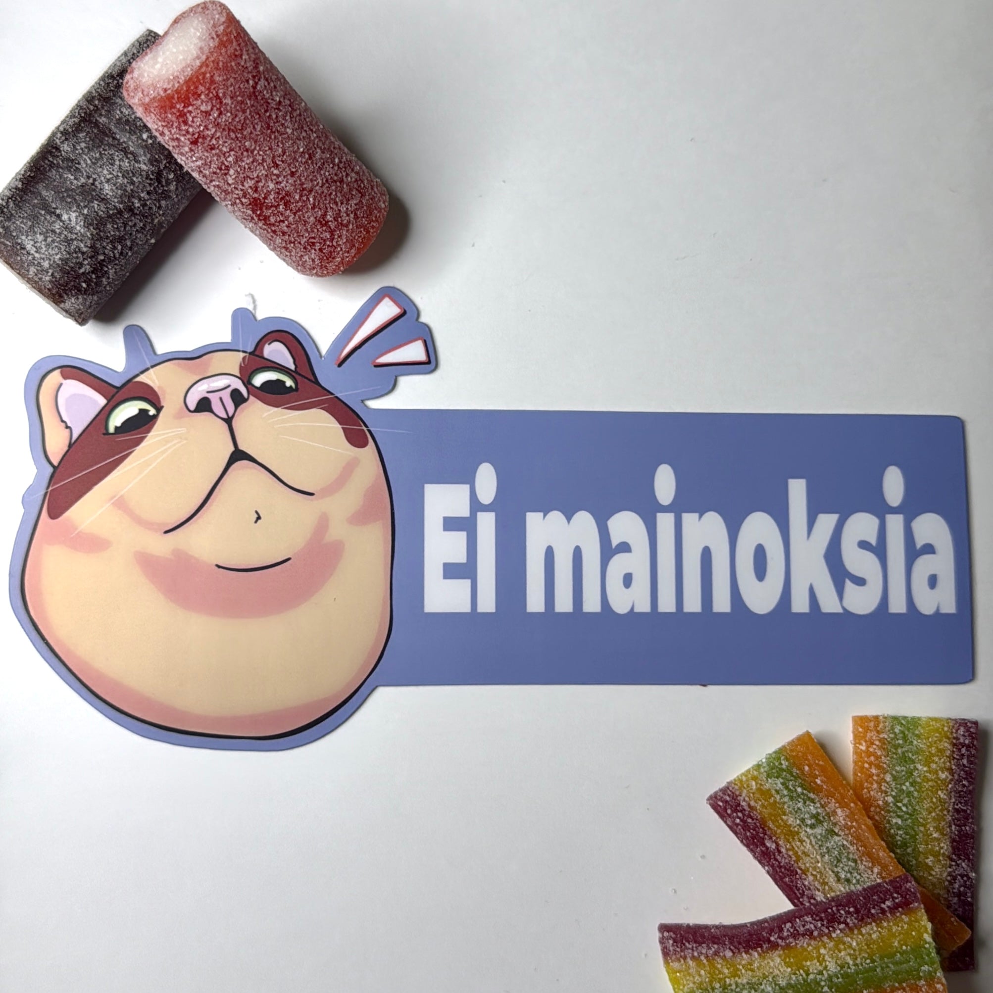 Ei mainoksia -ovitarra kissa, iso