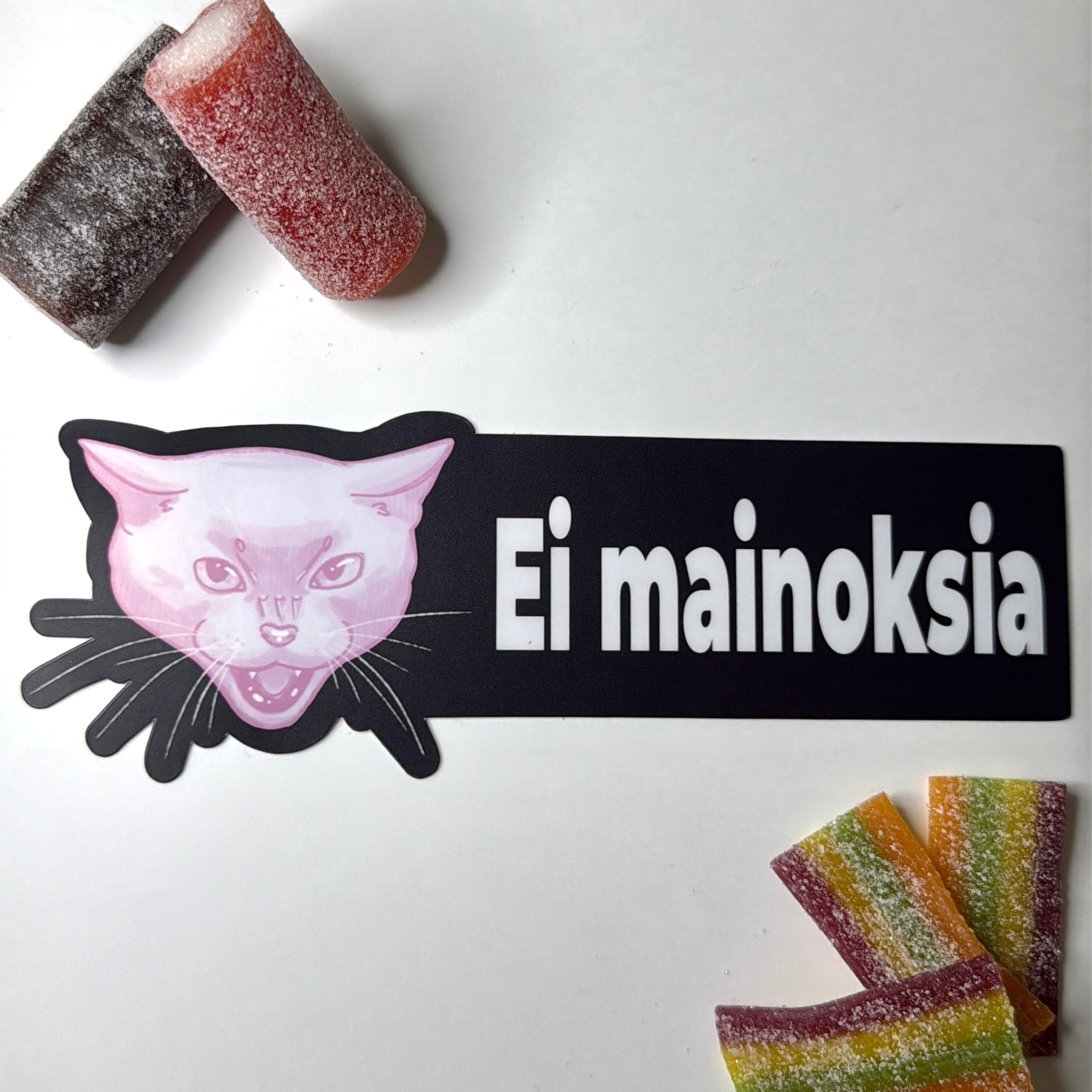 Ei mainoksia -ovitarra kissa, iso